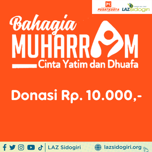 Donasi Bahagia Muharram 1444 H  Laz Sidogiri Cab Bali - Donasi Rp 10.000