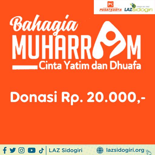 Donasi Bahagia Muharram 1444 H  Laz Sidogiri Cab Bali - Donasi Rp 20.000