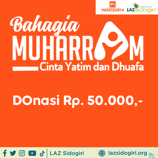 Donasi Bahagia Muharram 1444 H  Laz Sidogiri Cab Bali - Donasi Rp 50.000